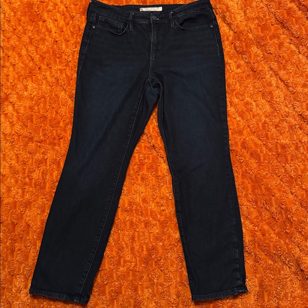 Athleta Dark Blue Sculptek Jeans indigo size 12P petite